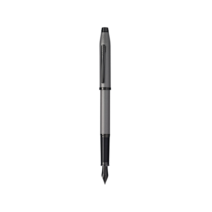 Cross Century II Gunmetal Gray Fountain Pen — Cross fountain pen — precision nib writing instrument, at Cityluxe Singapore stationery store