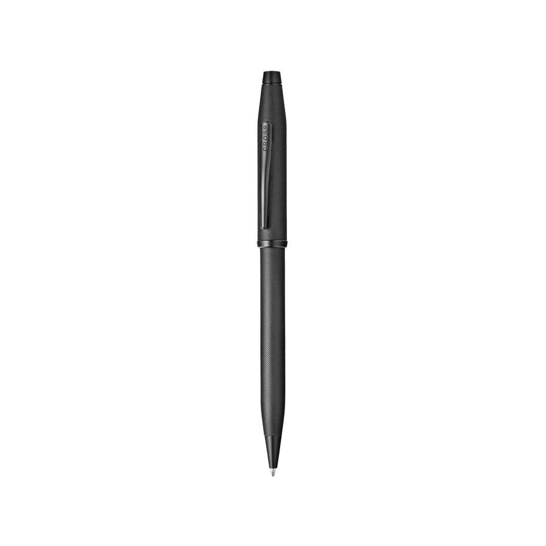 Cross Century II Black Micro-knurl Ballpoint Pen — Cross ballpoint pen — reliable smooth-writing everyday pen, at Cityluxe Singapore