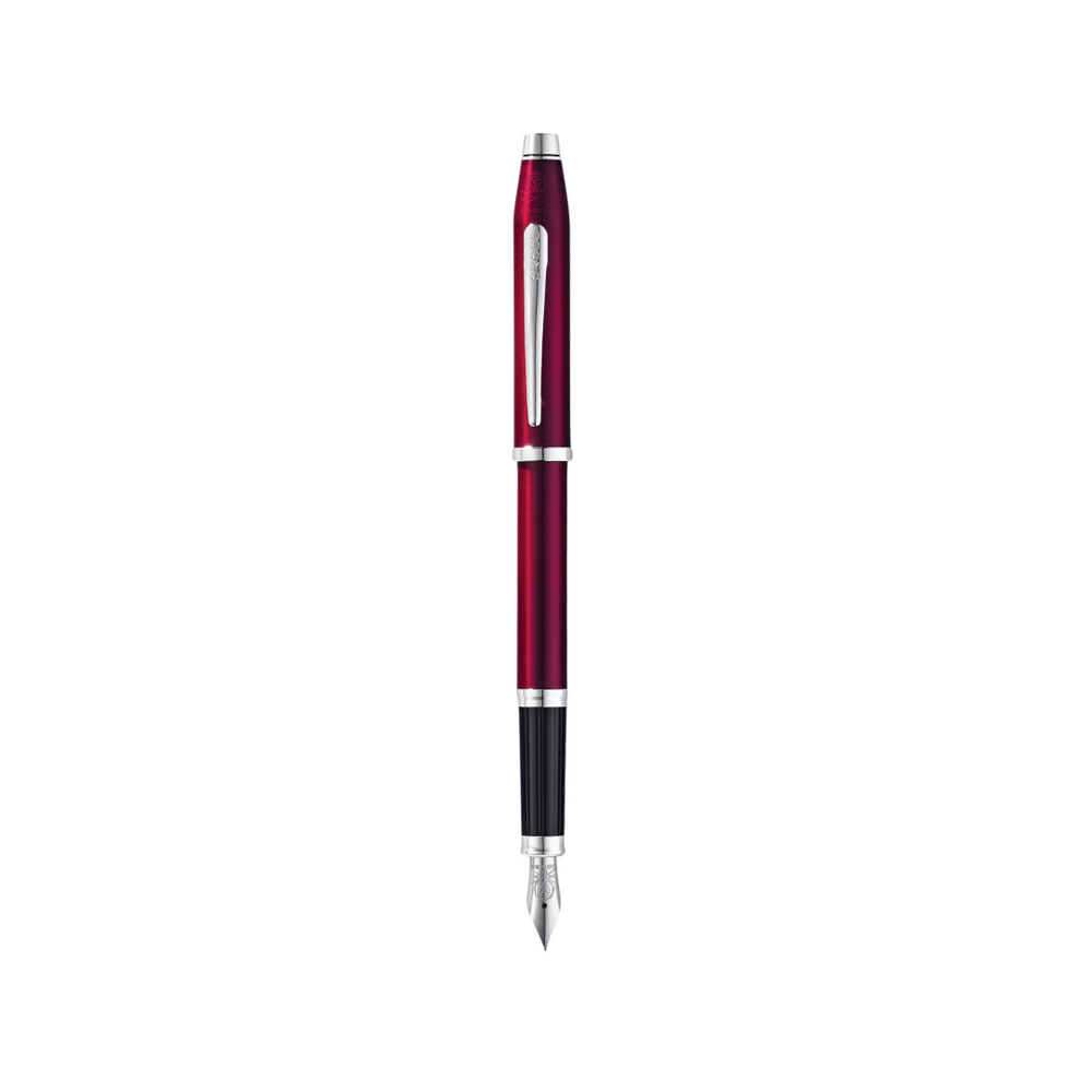 Cross Century II Translucent Plum Lacquer Fountain Pen — Cross fountain pen — precision nib writing instrument, at Cityluxe Singapore stationery store