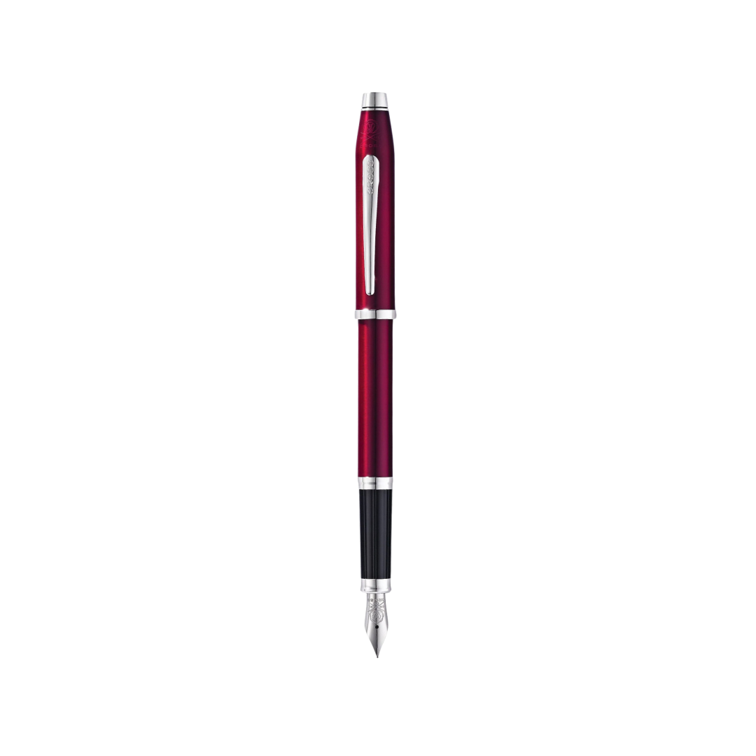 Cross Century II Translucent Plum Lacquer Fountain Pen — Cross fountain pen — precision nib writing instrument, at Cityluxe Singapore stationery store