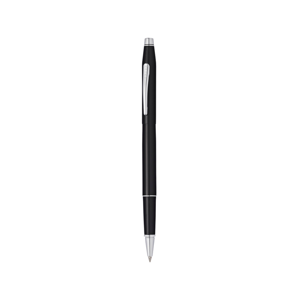 Cross Classic Century Black Lacquer Rollerball Pen — Cross rollerball pen — fluid gel ink writing instrument, at Cityluxe Singapore