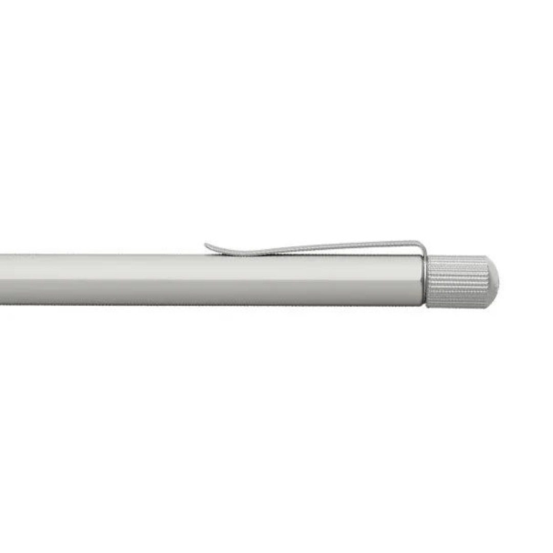Faber-Castell Hexo Ballpoint Pen in Silver Matt — Faber-Castell ballpoint pen — reliable smooth-writing everyday pen, at Cityluxe Singapore