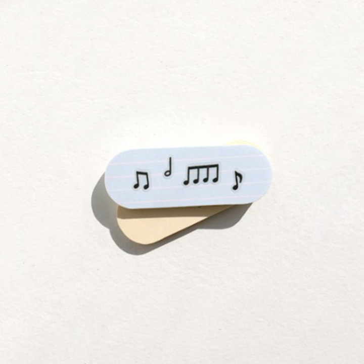 Suatelier Daily Plan Sticky Memo - .50 Pastel Grid (4) — with packaging
