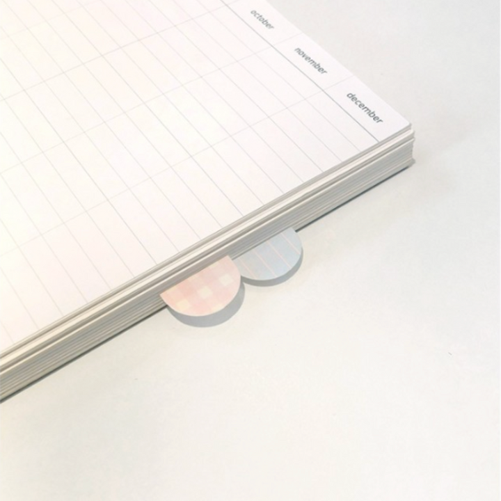 Suatelier Daily Plan Sticky Memo - .51 Pastel Grid (3) — close-up