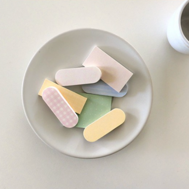 Suatelier Daily Plan Sticky Memo - .51 Pastel Grid (3) — angle view