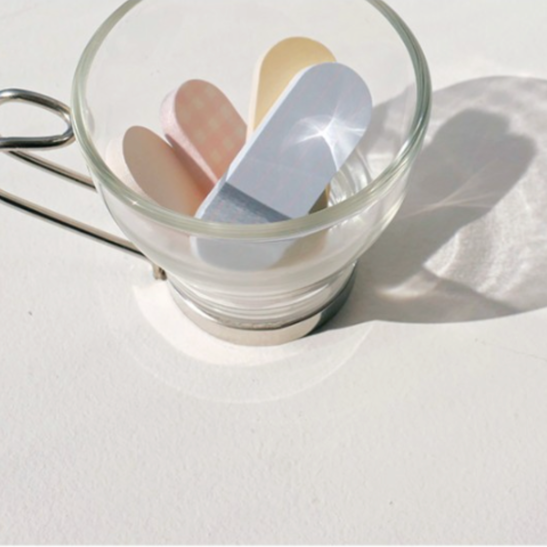 Suatelier Daily Plan Sticky Memo - .51 Pastel Grid (3) — in use
