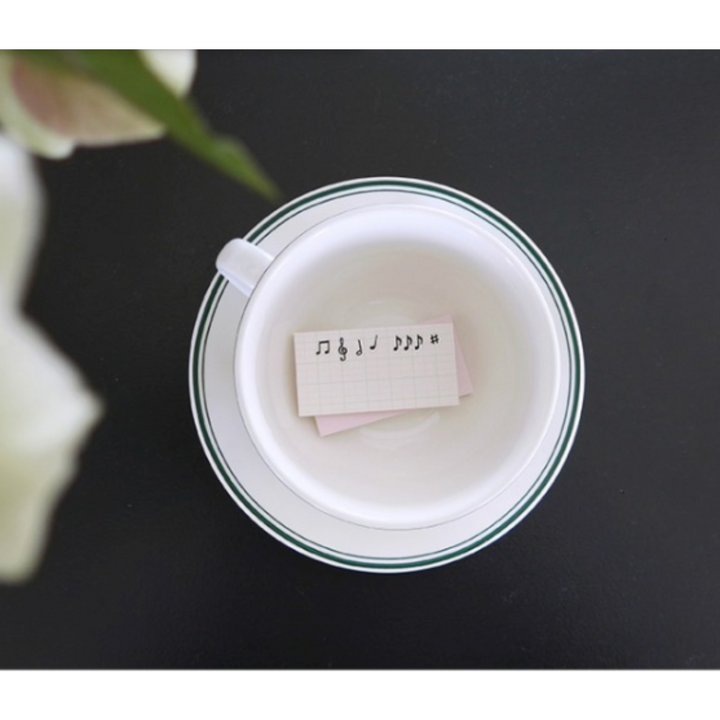 Suatelier Daily Plan Sticky Memo - .53 Pink Light (1) — flat lay