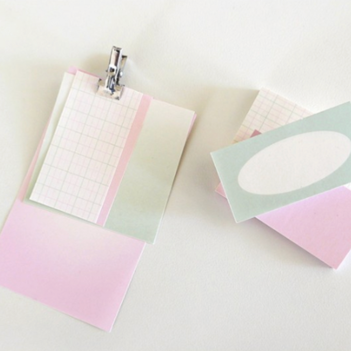 Suatelier Daily Plan Sticky Memo - .54 Pastel Title (3) — with packaging