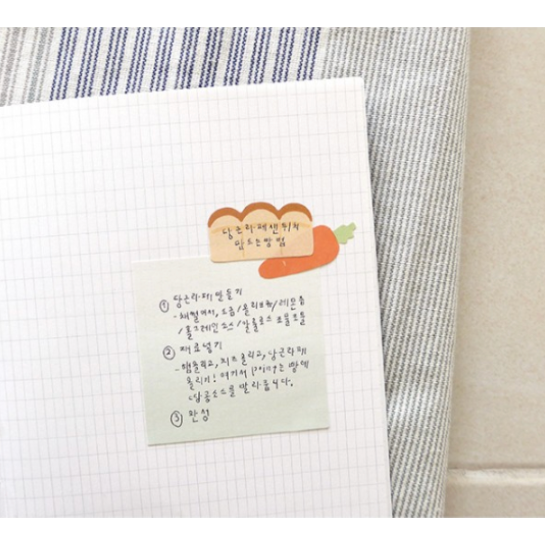 Suatelier Daily Plan Sticky Memo - .53 Pink Light (1) — flat lay