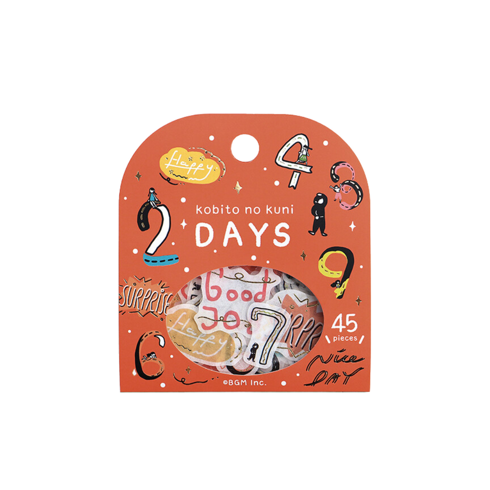 BGM Foil Stamping Flake Seal: Dwarf Country - Days — side view