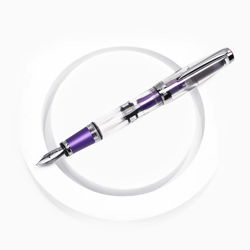 TWSBI Diamond Mini AL Fountain Pen - Grape — flat lay