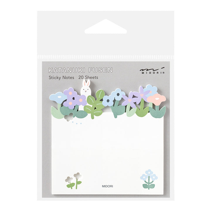 Midori Sticky Notes - Die Cutting Flower Garden — front view