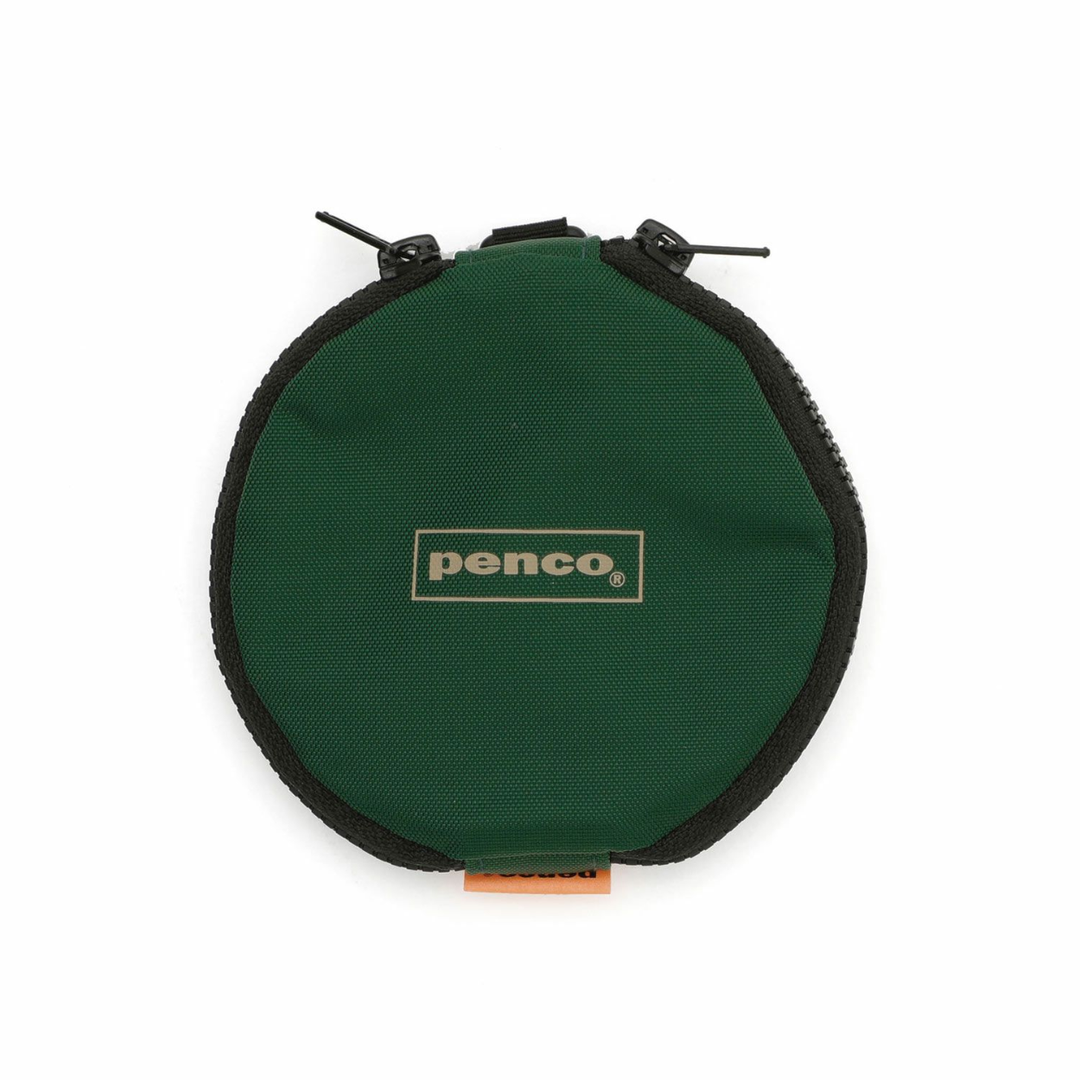 Penco Double Door Purse in Dark Green — Hightide coin purses — premium stationery and lifestyle, at Cityluxe Singapore