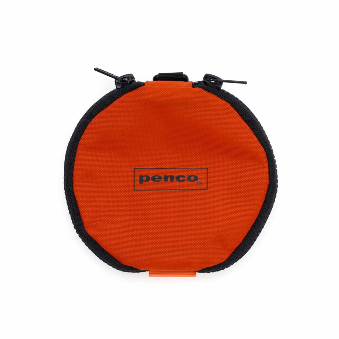 Penco Double Door Purse - Orange — front view