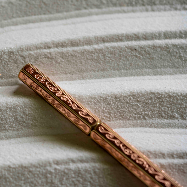 Ystudio Classic Renaissance Kazari Kanagu Rollerball Pen - Dragon [Pre-Order] — flat lay
