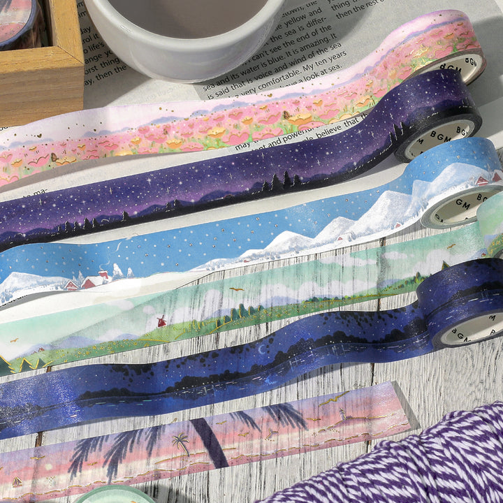 BGM Foil Stamping Masking Tape: Dreamscape - Coast — colour swatch