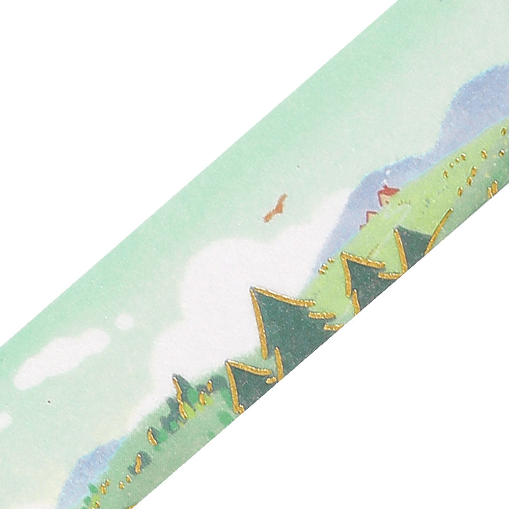 BGM Foil Stamping Masking Tape: Dreamscape - Field — pattern detail