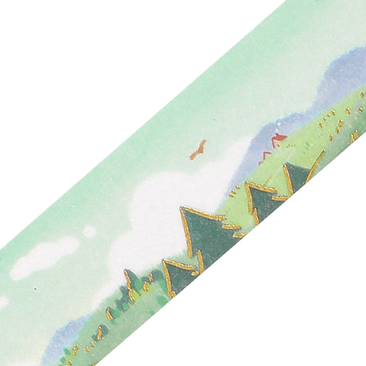 BGM Foil Stamping Masking Tape: Dreamscape - Field — pattern detail