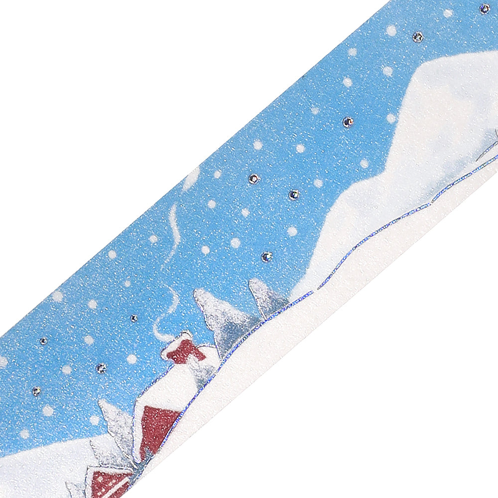 BGM Foil Stamping Masking Tape: Dreamscape - Snow Country — pattern detail