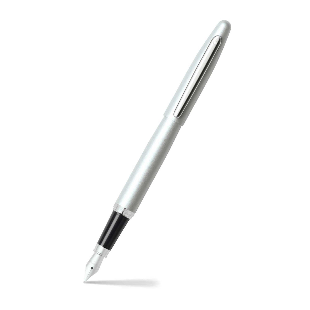 Sheaffer  VFM E9400 Strobe Silver Fountain Pen — Sheaffer fountain pen — precision nib writing instrument, at Cityluxe Singapore stationery store