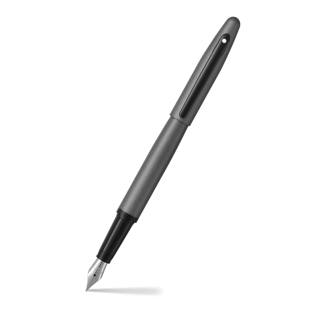 Sheaffer VFM 9424 Matte Gray With Matte Black Trim Fountain Pen (WW31) — Sheaffer fountain pen — precision nib writing instrument, at Cityluxe Singapore stationery store