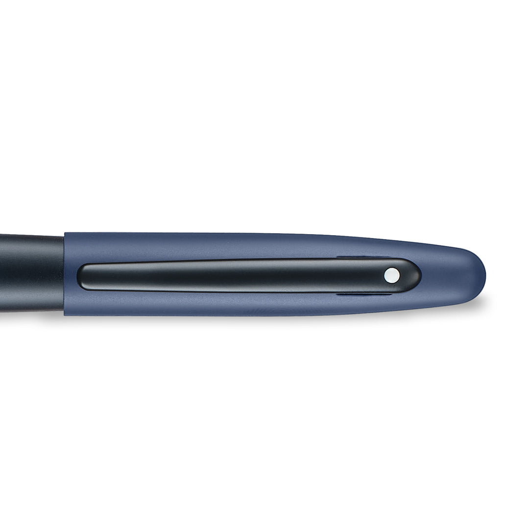 Sheaffer VFM 9429 Matt Blue  With Matt Black PVD Trims  Fountain Pen (WW31) — Sheaffer fountain pen — precision nib writing instrument, at Cityluxe Singapore stationery store