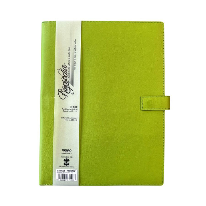 InTempo A4 Pad Cover with Closure — flat lay