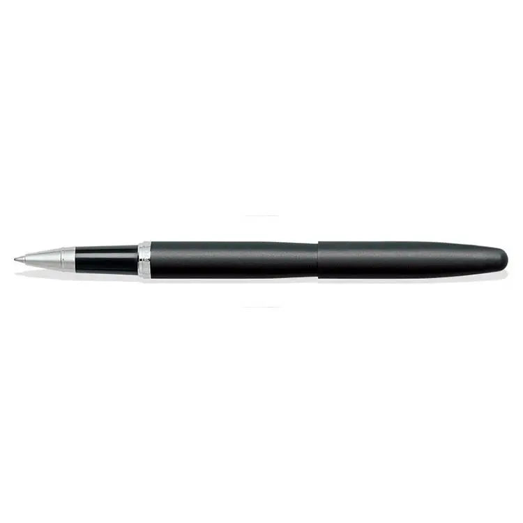 Sheaffer  VFM E9405 Matte Black With Chrome Trims Rollerball Pen (WW31) — Sheaffer rollerball pen — fluid gel ink writing instrument, at Cityluxe Singapore