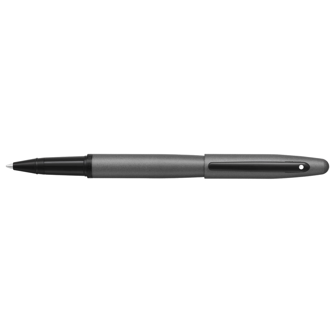 Sheaffer VFM 9424 Matte Gray With Matte Black Trim Rollerball Pen (WW31) — Sheaffer rollerball pen — fluid gel ink writing instrument, at Cityluxe Singapore