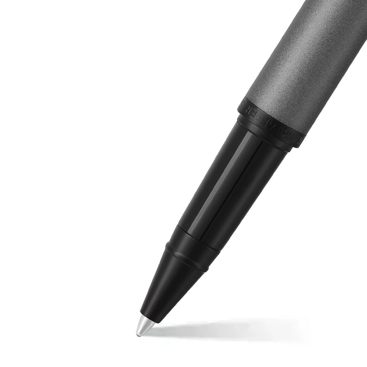 Sheaffer VFM 9424 Matte Gray With Matte Black Trim Rollerball Pen (WW31) — Sheaffer rollerball pen — fluid gel ink writing instrument, at Cityluxe Singapore