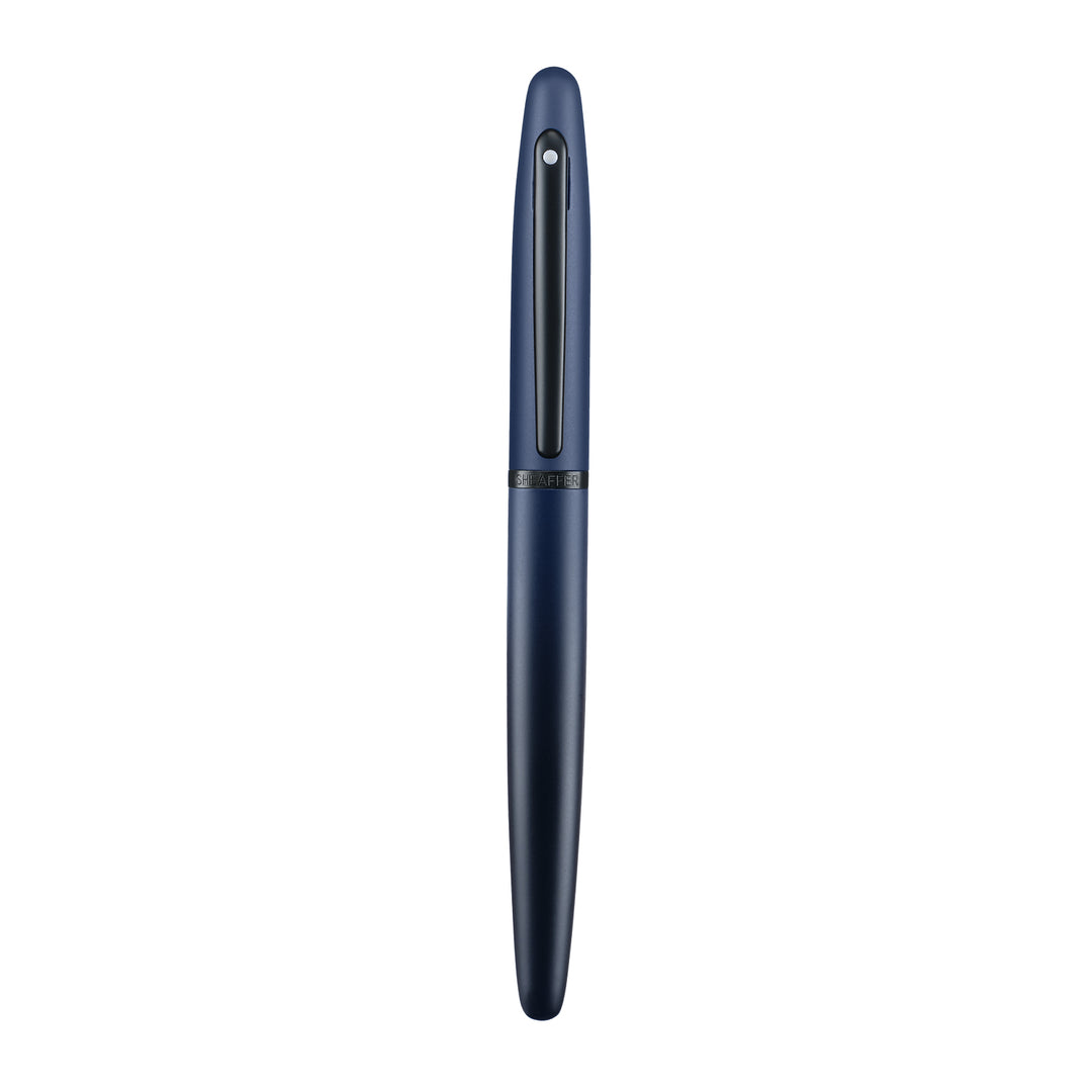 Sheaffer VFM 9429 Matt Blue  With Matt Black PVD Trims Rollerball Pen (WW31) — Sheaffer rollerball pen — fluid gel ink writing instrument, at Cityluxe Singapore