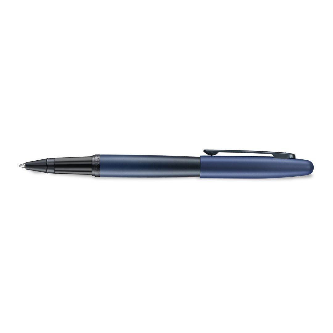 Sheaffer VFM 9429 Matt Blue  With Matt Black PVD Trims Rollerball Pen (WW31) — Sheaffer rollerball pen — fluid gel ink writing instrument, at Cityluxe Singapore