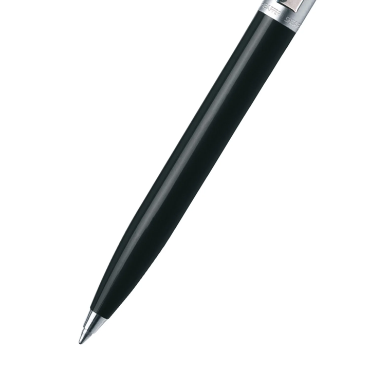 Sheaffer Sentinel Black and Chrome Ballpoint Pen With Chrome Trims (WW31) — Sheaffer ballpoint pen — reliable smooth-writing everyday pen, at Cityluxe Singapore