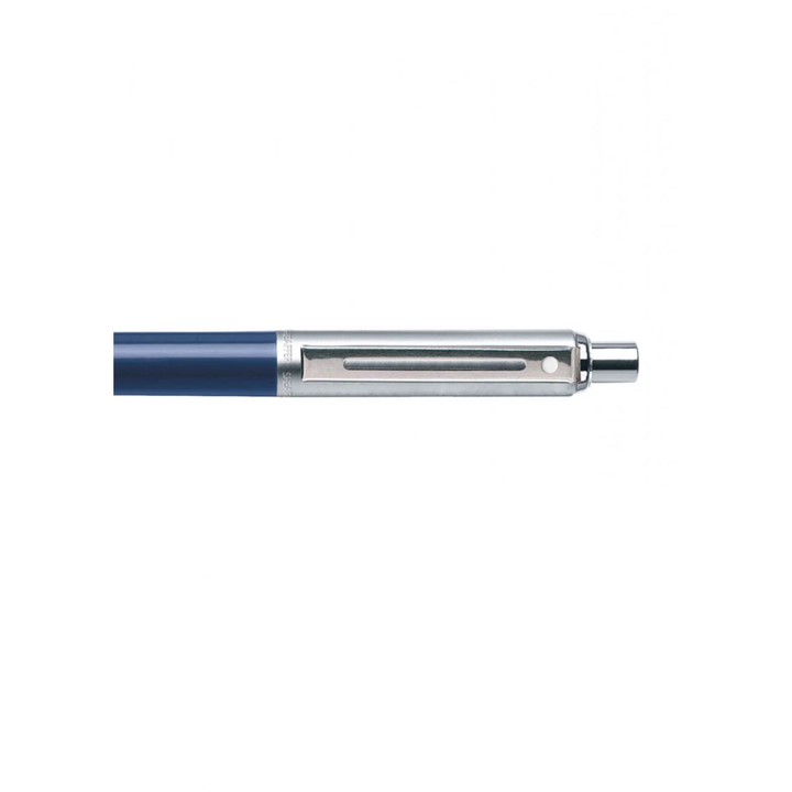 Sheaffer Sentinel Blue and Chrome Ballpoint Pen With Chrome Trims (WW31) — Sheaffer ballpoint pen — reliable smooth-writing everyday pen, at Cityluxe Singapore