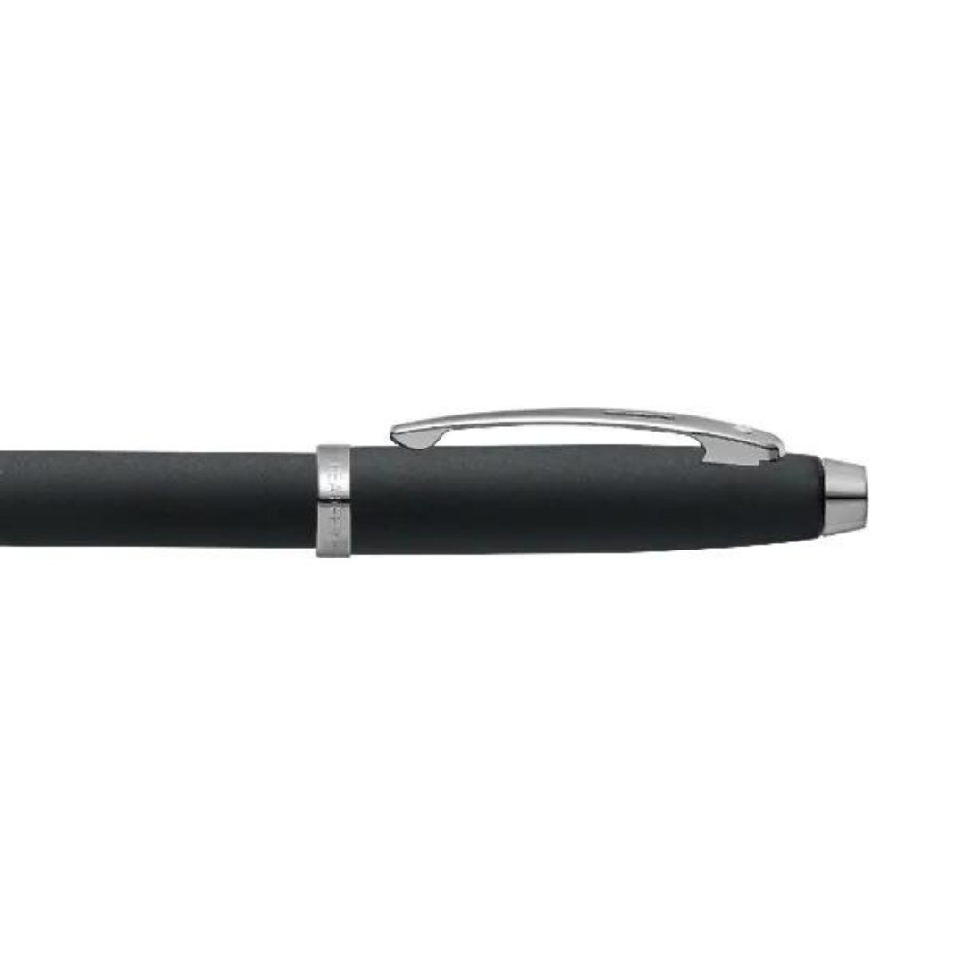 Sheaffer 100 E9317 Matte Black With Chrome Trims  Ballpoint Pen (WW30) — Sheaffer ballpoint pen — reliable smooth-writing everyday pen, at Cityluxe Singapore