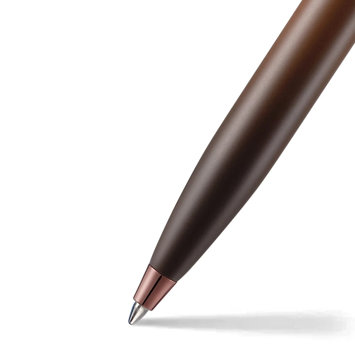 Sheaffer 100 E9374 Coffee Edition With PVD  Trims Ballpoint Pen (WW30 Coffee) — Sheaffer ballpoint pen — reliable smooth-writing everyday pen, at Cityluxe Singapore