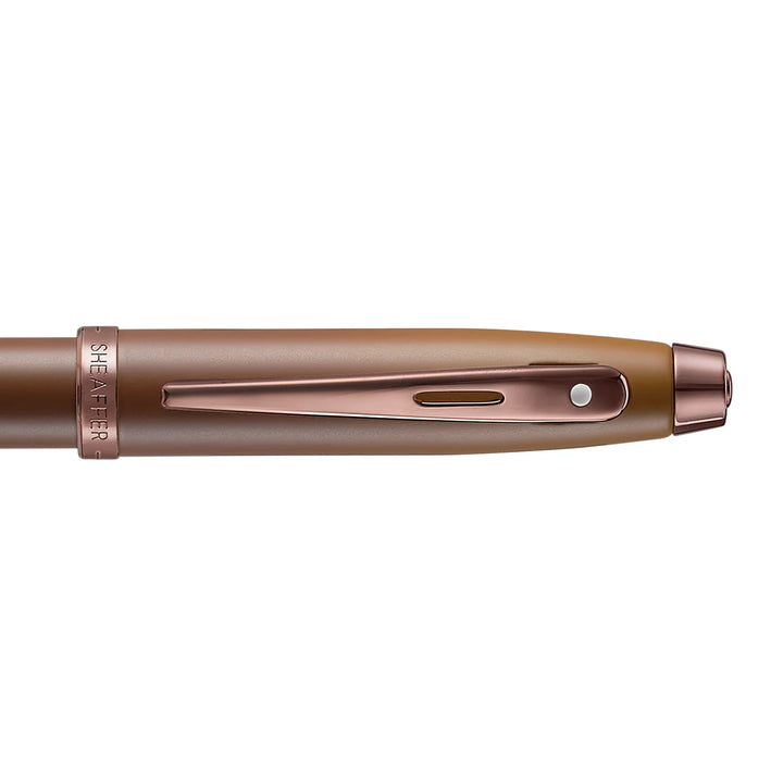Sheaffer 100 E9374 Coffee Edition With PVD  Trims Ballpoint Pen (WW30 Coffee) — Sheaffer ballpoint pen — reliable smooth-writing everyday pen, at Cityluxe Singapore