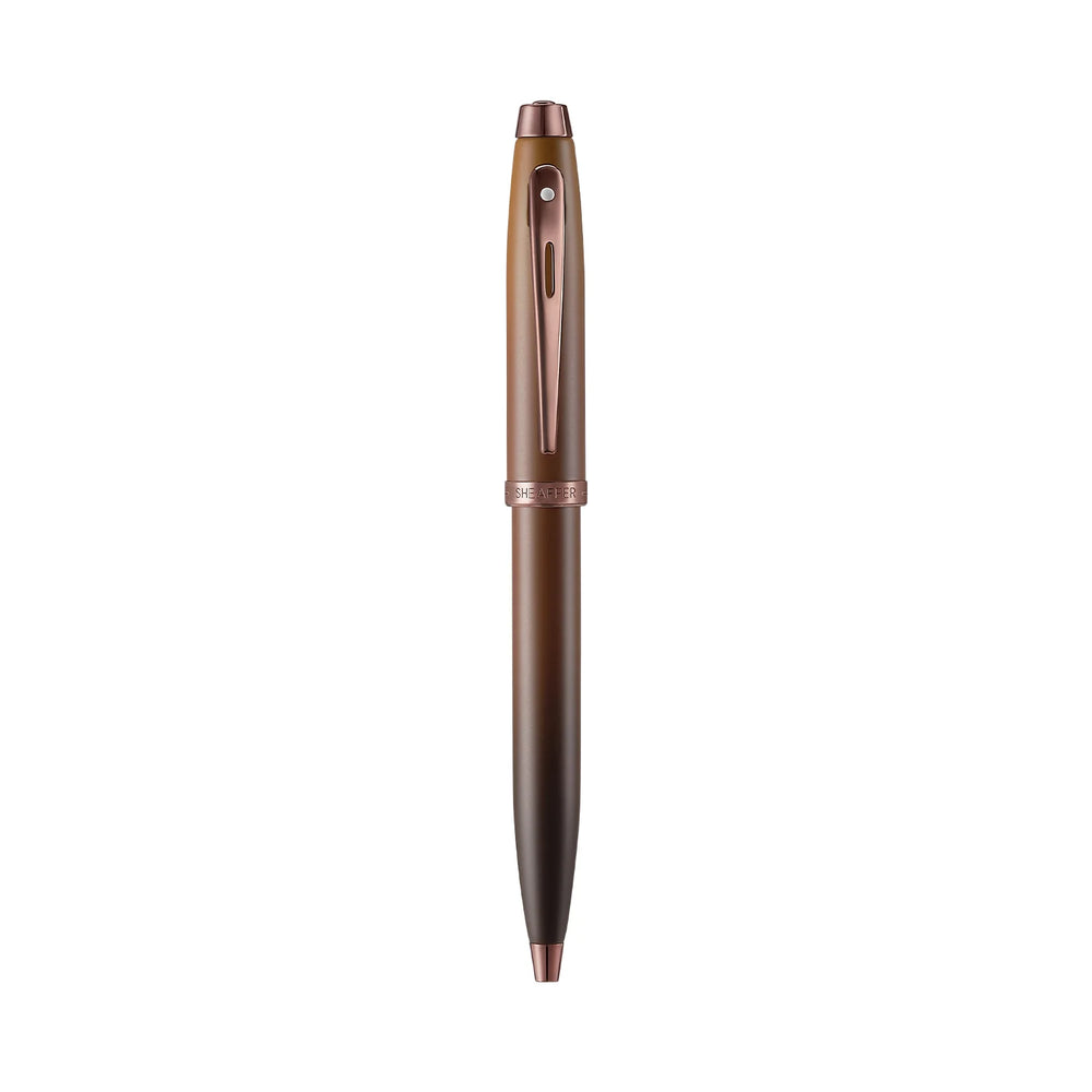 Sheaffer 100 E9374 Coffee Edition With PVD  Trims Ballpoint Pen (WW30 Coffee) — Sheaffer ballpoint pen — reliable smooth-writing everyday pen, at Cityluxe Singapore
