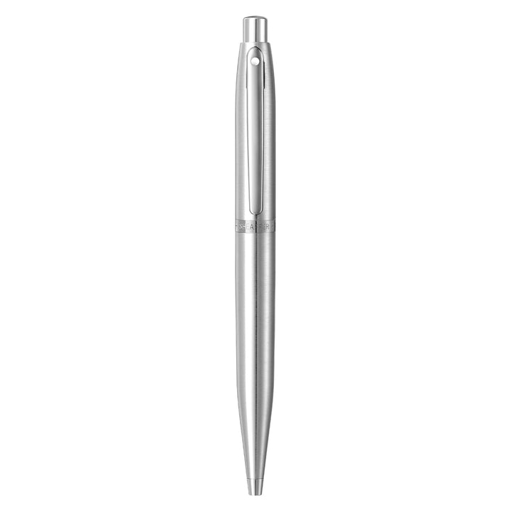 Sheaffer  VFM 9426 Brushed Chrome  With Chrome Trim Ballpoint Pen (WW31) — Sheaffer ballpoint pen — reliable smooth-writing everyday pen, at Cityluxe Singapore