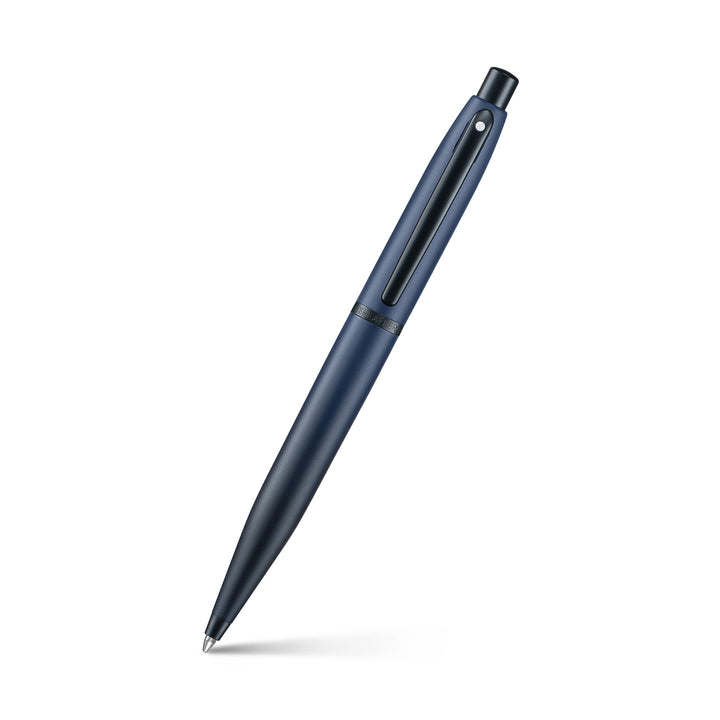 Sheaffer VFM 9429 Matt Blue  With Matt Black PVD Trims Ballpoint Pen (WW31) — capped