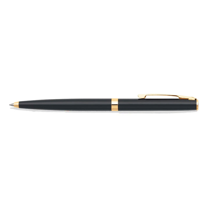 Sheaffer SAGARIS E9471 Gloss Black With Gold Tone Trim Ballpoint Pen (WW30) — Sheaffer ballpoint pen — reliable smooth-writing everyday pen, at Cityluxe Singapore