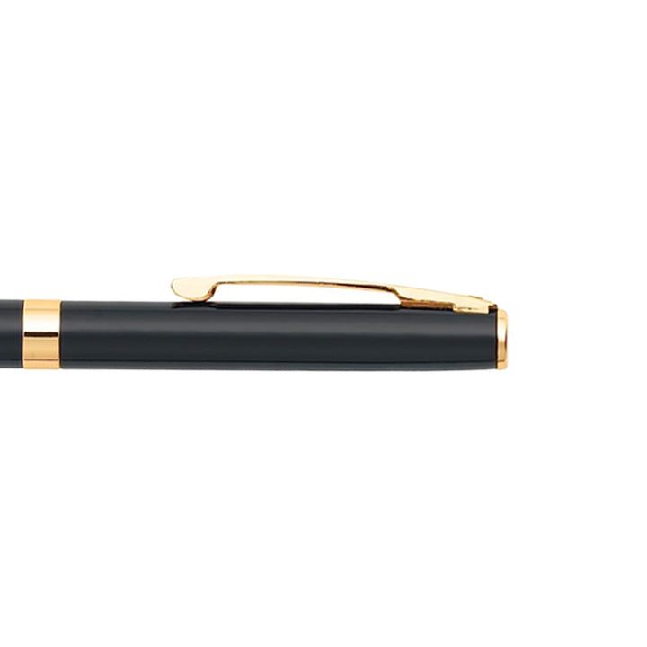 Sheaffer SAGARIS E9471 Gloss Black With Gold Tone Trim Ballpoint Pen (WW30) — Sheaffer ballpoint pen — reliable smooth-writing everyday pen, at Cityluxe Singapore