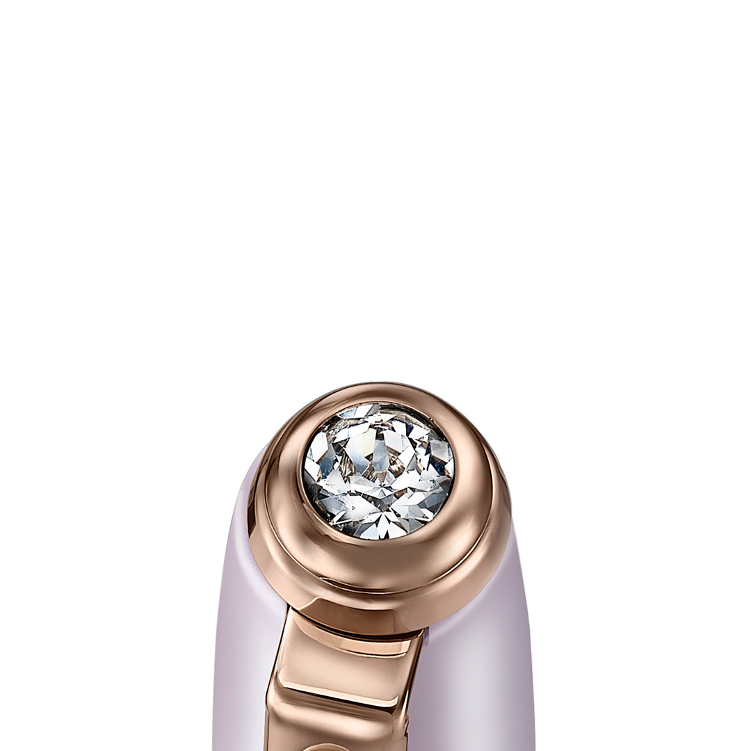 Sheaffer Emily in Paris Prelude Mini 9810 Pastel Pink Ballpoint Pen and PVD Rose Gold Trims with Heart Emblem and Swarovsk…