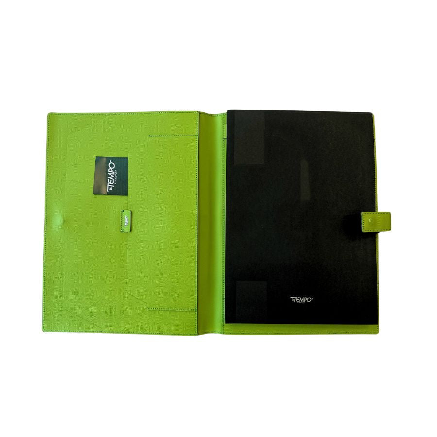 InTempo A4 Pad Cover with Closure — flat lay