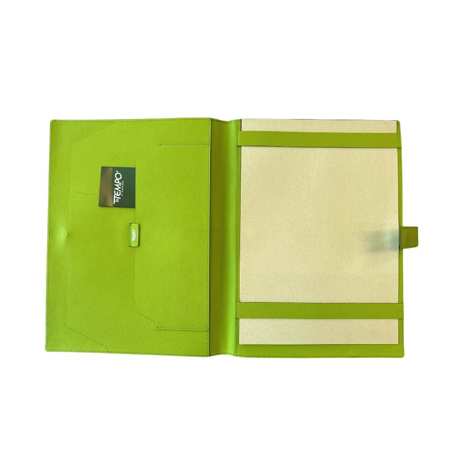 InTempo A4 Pad Cover with Closure — flat lay