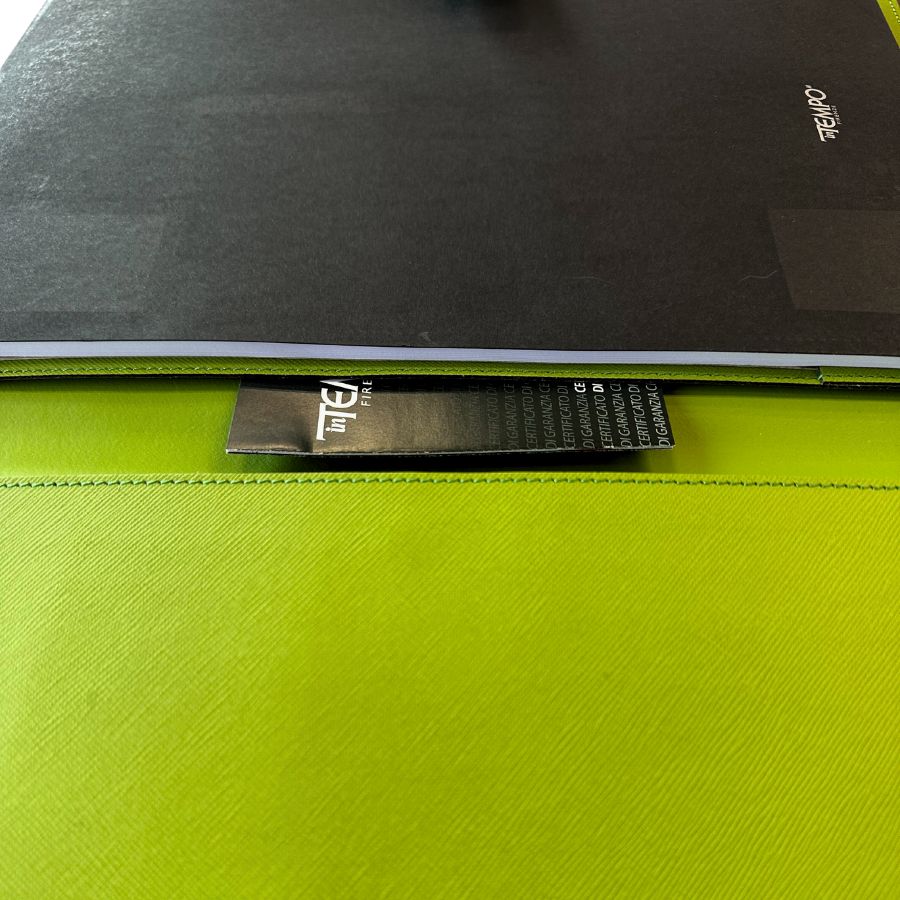 InTempo A4 Pad Cover with Closure — flat lay