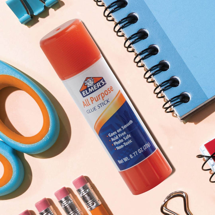 Elmer’s All Purpose Glue Stick 22G (0.77oz) Bundle of 2 — in use