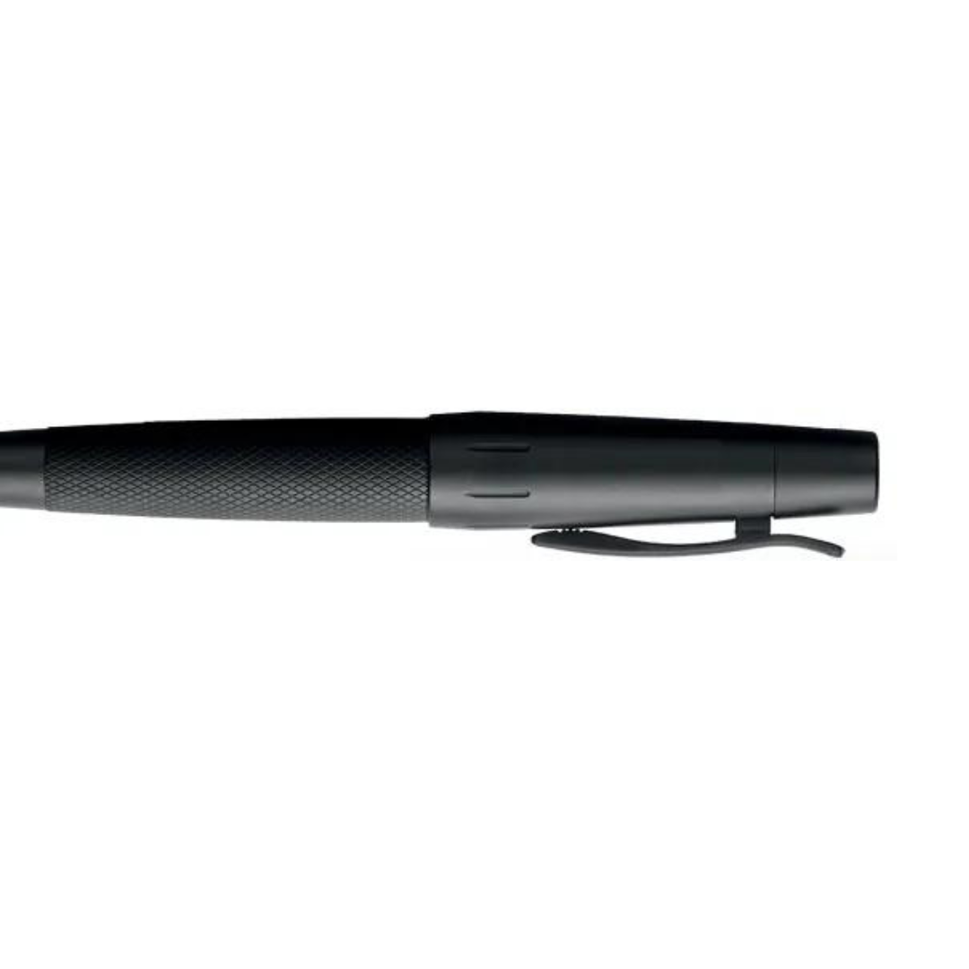 Faber-Castell E-Motion Twist Pencil Pure Black Anodized Aluminum — Faber-Castell mechanical pencil — precision drafting and writing pencil, at Cityluxe Singapore