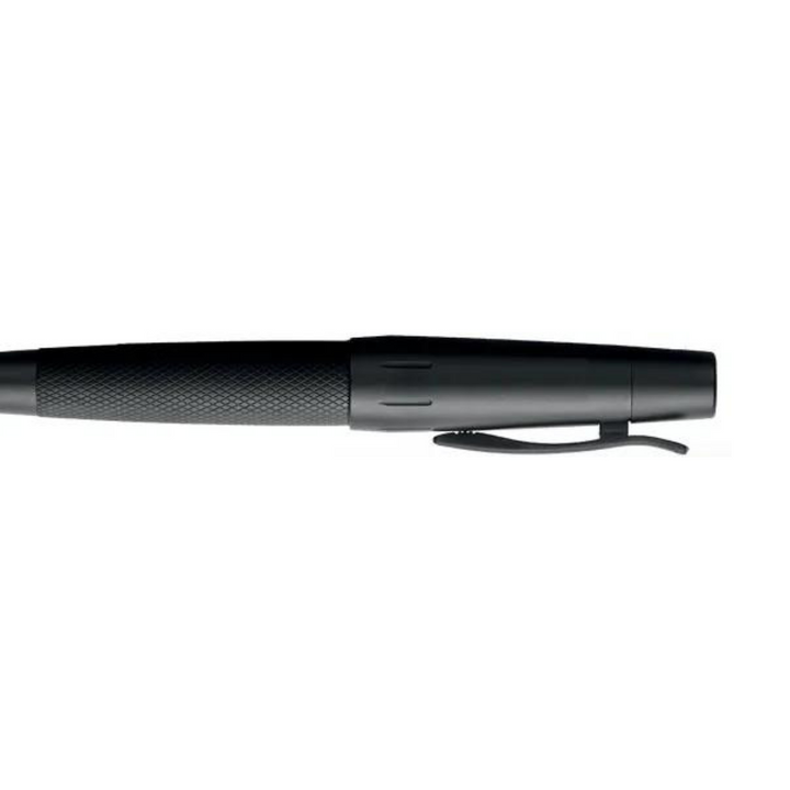 Faber-Castell E-Motion Rollerball Penball Pen Pure Black Anodized Aluminum — Faber-Castell rollerball pen — fluid gel ink writing instrument, at Cityluxe Singapore