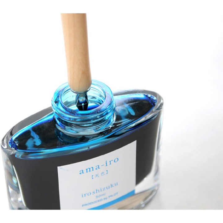 Pilot Iro-Utsushi Dip Fountain Pen - ECRU Wood — with packaging
